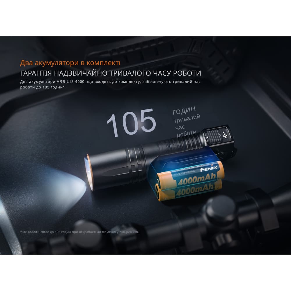 Ліхтар тактичний з червоним світлом Fenix TK35R 5800 лм | Лімітована серія — фото 3