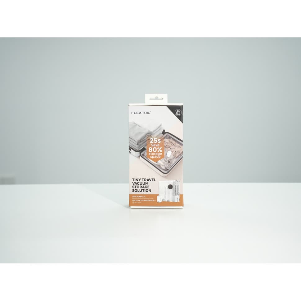 Насос-ліхтар кемпінговий Flextail Tiny Pump Х, чорний із вакуумними пакетами 2 шт (50х70) — фото 2