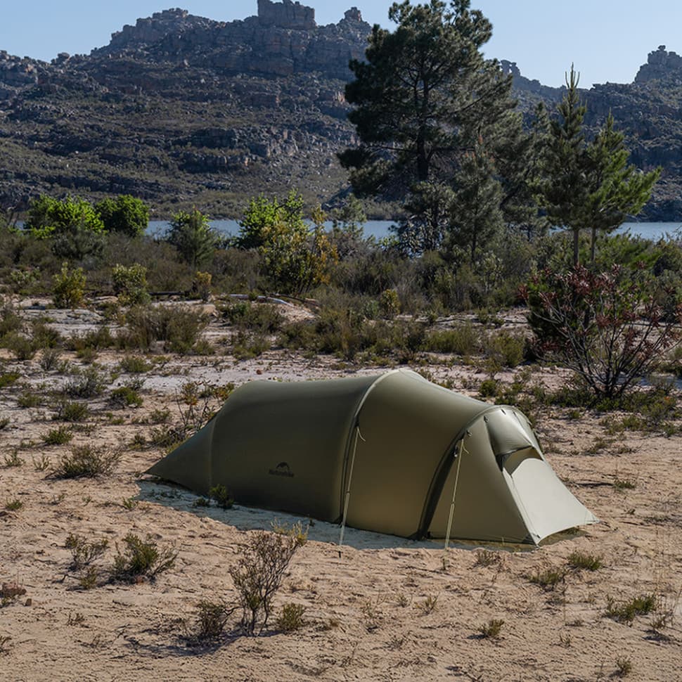 Намет тримісний Naturehike Opalus, UL, CNK2450WS036, темно-зелений — фото 8