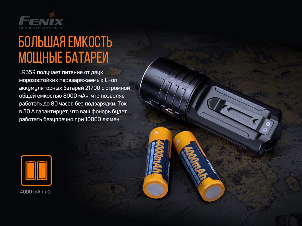 Ліхтар ручний Fenix LR35R — фото 9