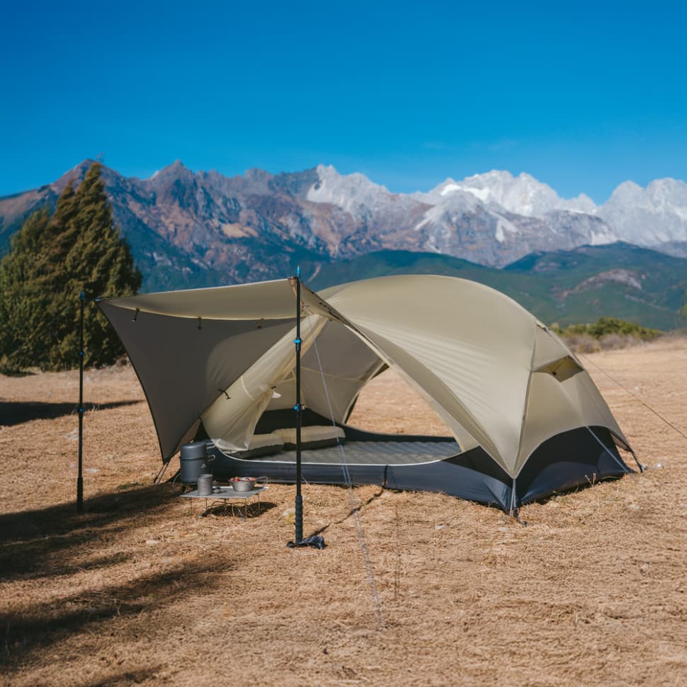 Намет одномісний ультралегкий Naturehike Mongar UL CNK2550WS016, сірий — фото 6