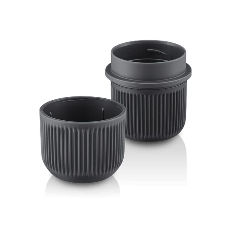 Портативная эспрессо-кофеварка Wacaco Nanopresso серая с чехлом, механическая, для молотого кофе — 10