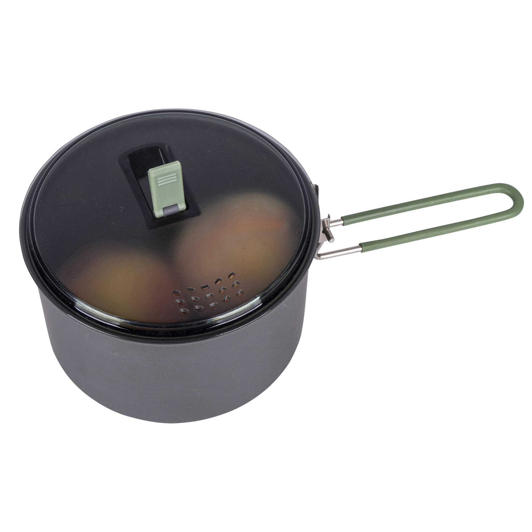 Каструля Bo-Camp Explorer Hard Anodized 1L Grey/Green (2200236) — 5