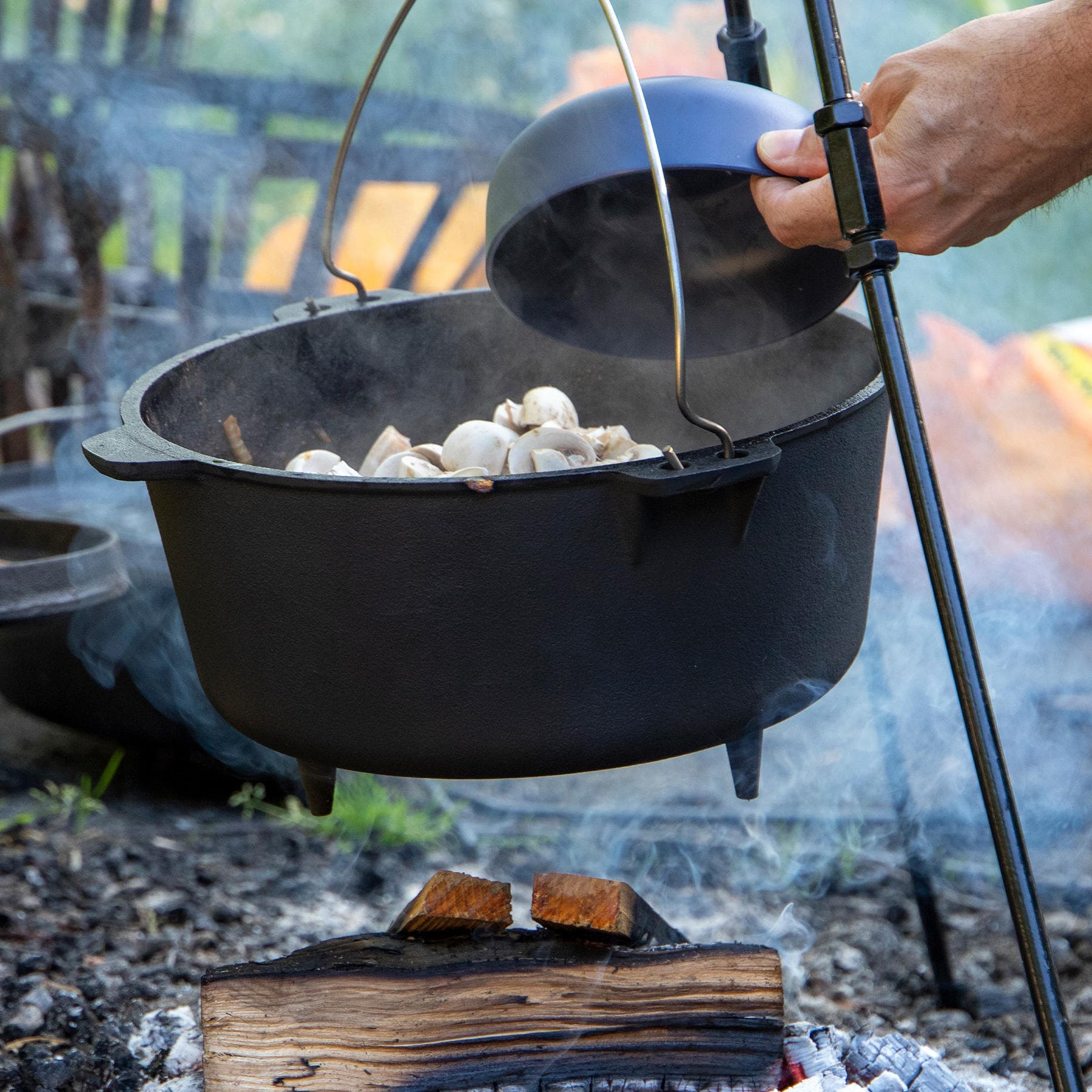 Казан с крышкой Bo-Camp Dutch Oven Cast Iron 31 cm / 5 L Black (2122410) — 2
