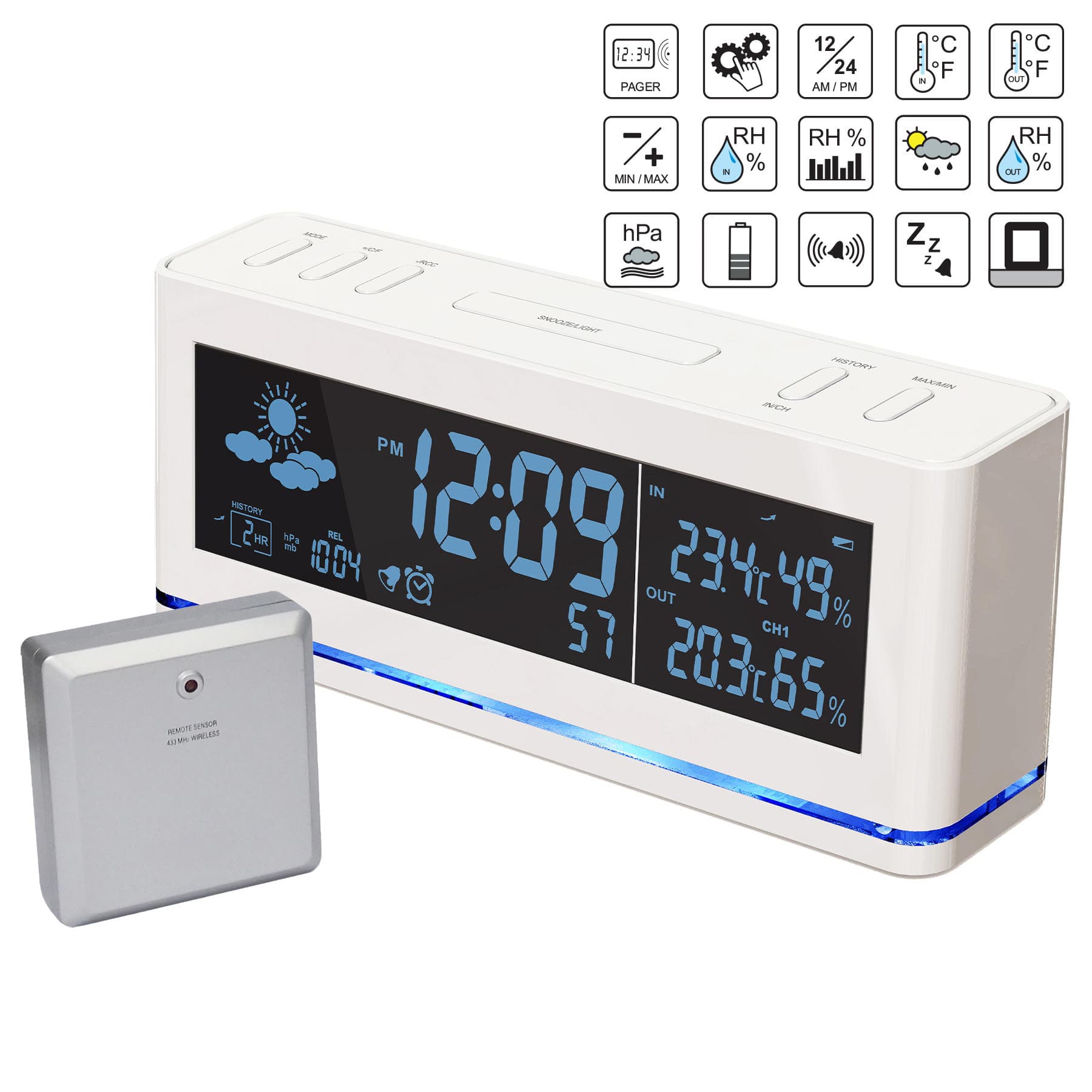 Метеостанція Technoline WS6850 White (WS6850) — 2