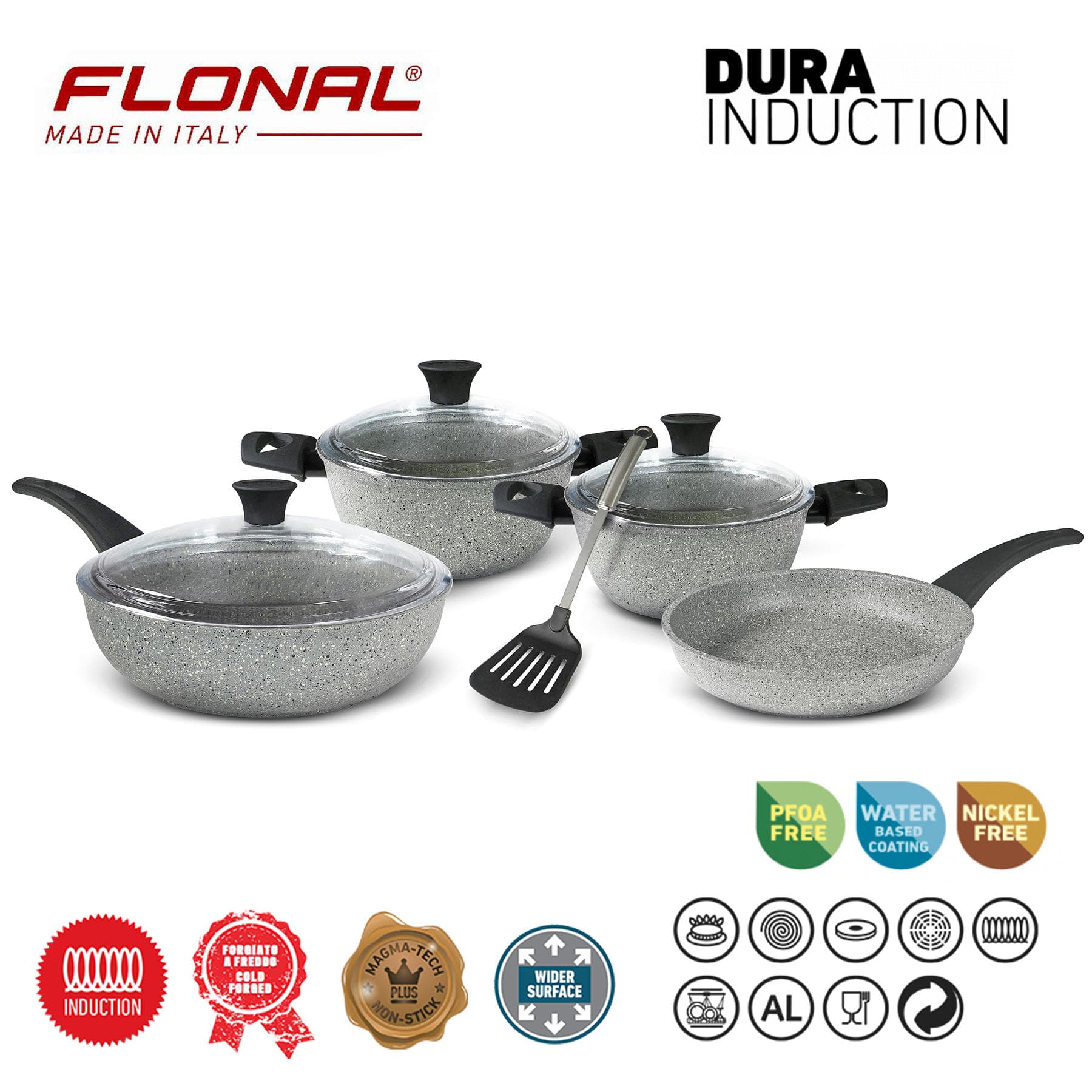 Набір посуду Flonal Dura Induction 8 предметів (DUISET08PZ) — 5