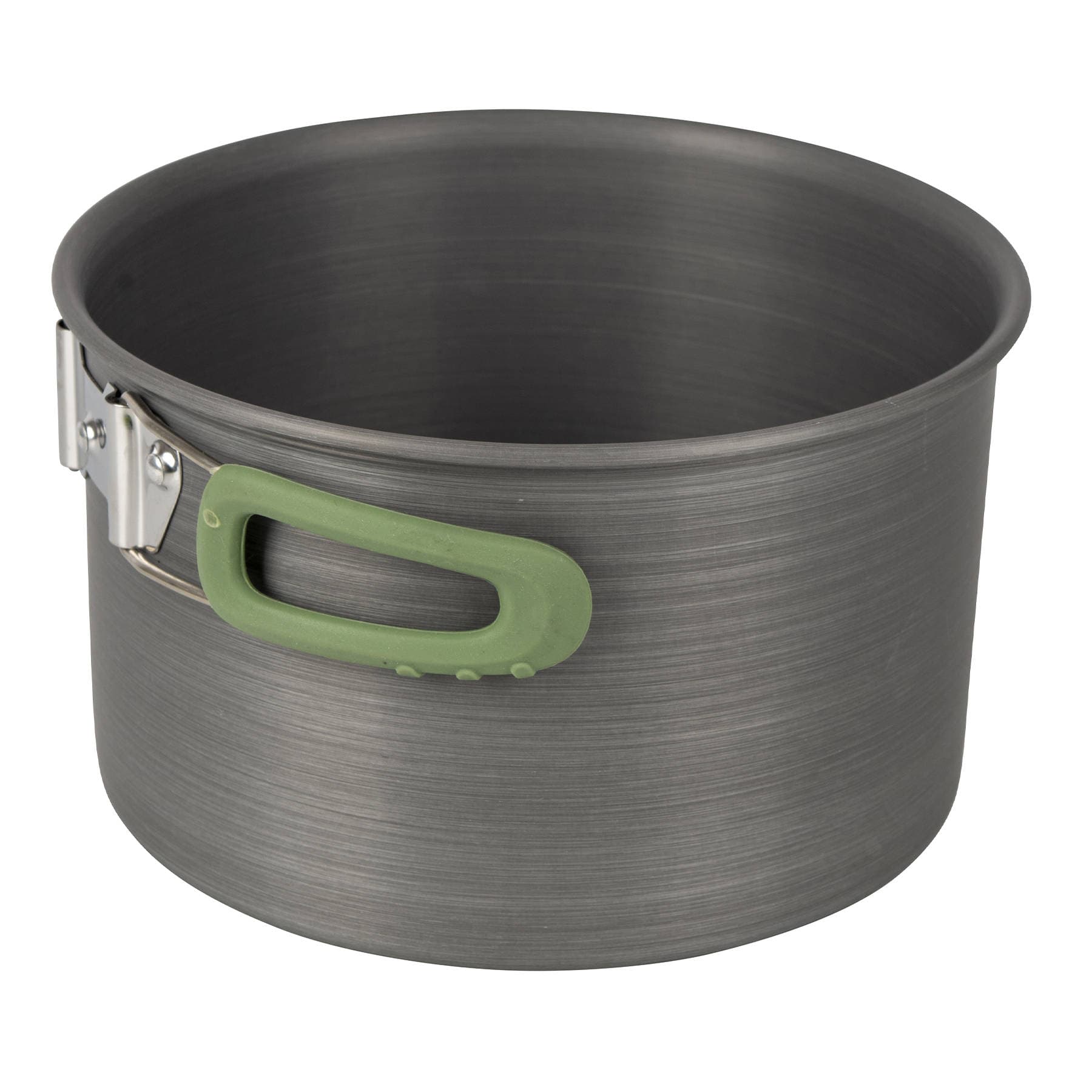 Набір посуду Bo-Camp Explorer 4 Pieces Hard Anodized Grey/Green (2200244) — 5