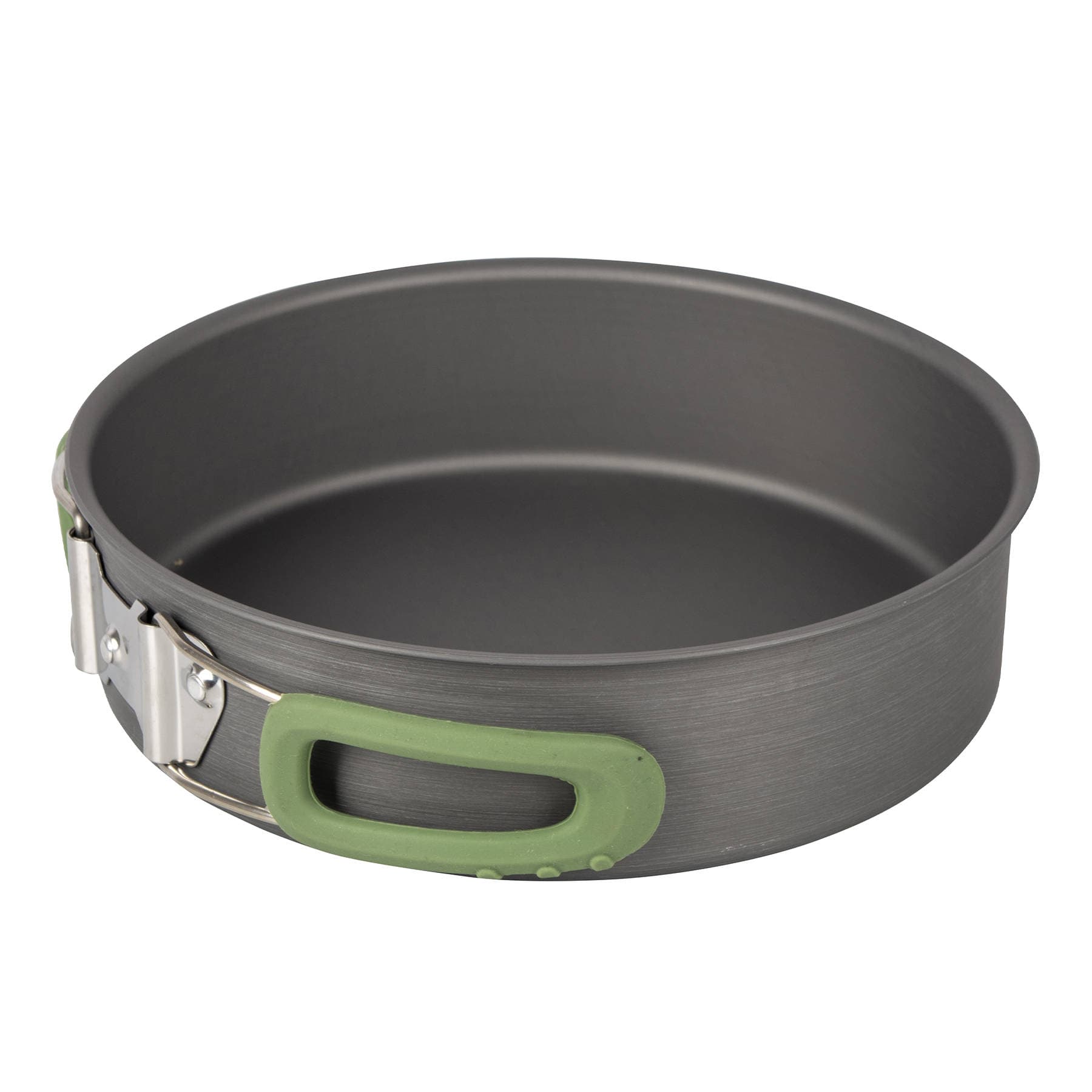 Набір посуду Bo-Camp Explorer 4 Pieces Hard Anodized Grey/Green (2200244) — 8