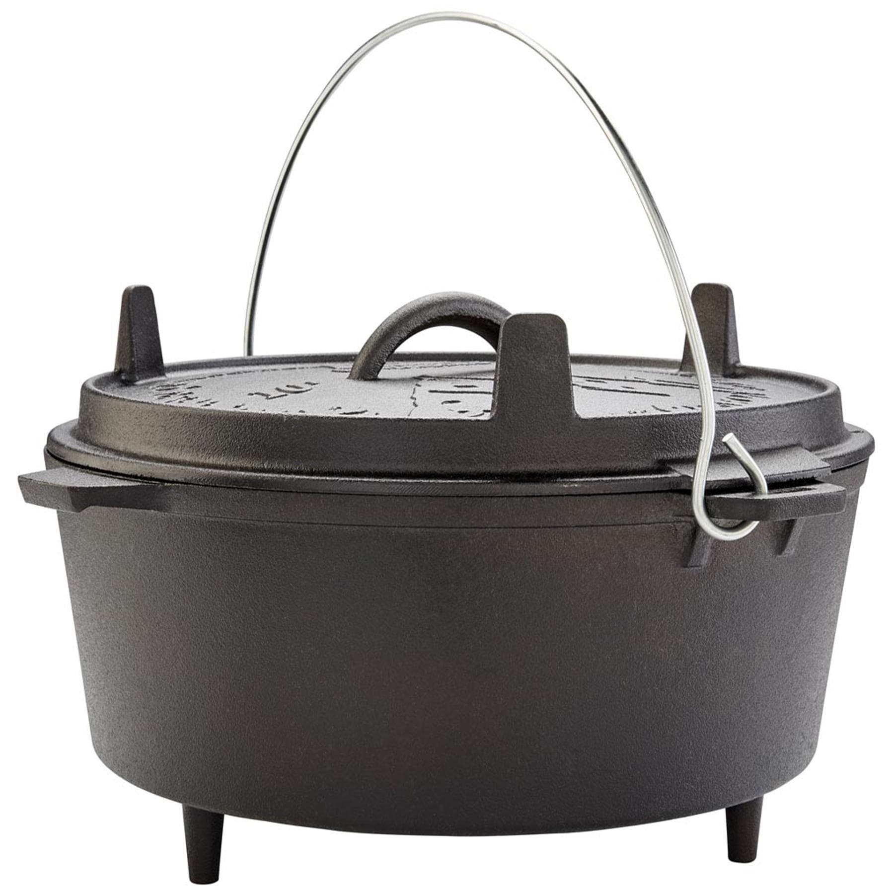 Казан з кришкою Groenberg Askja Pot 33 cm / 10 L Black (266018) — 5