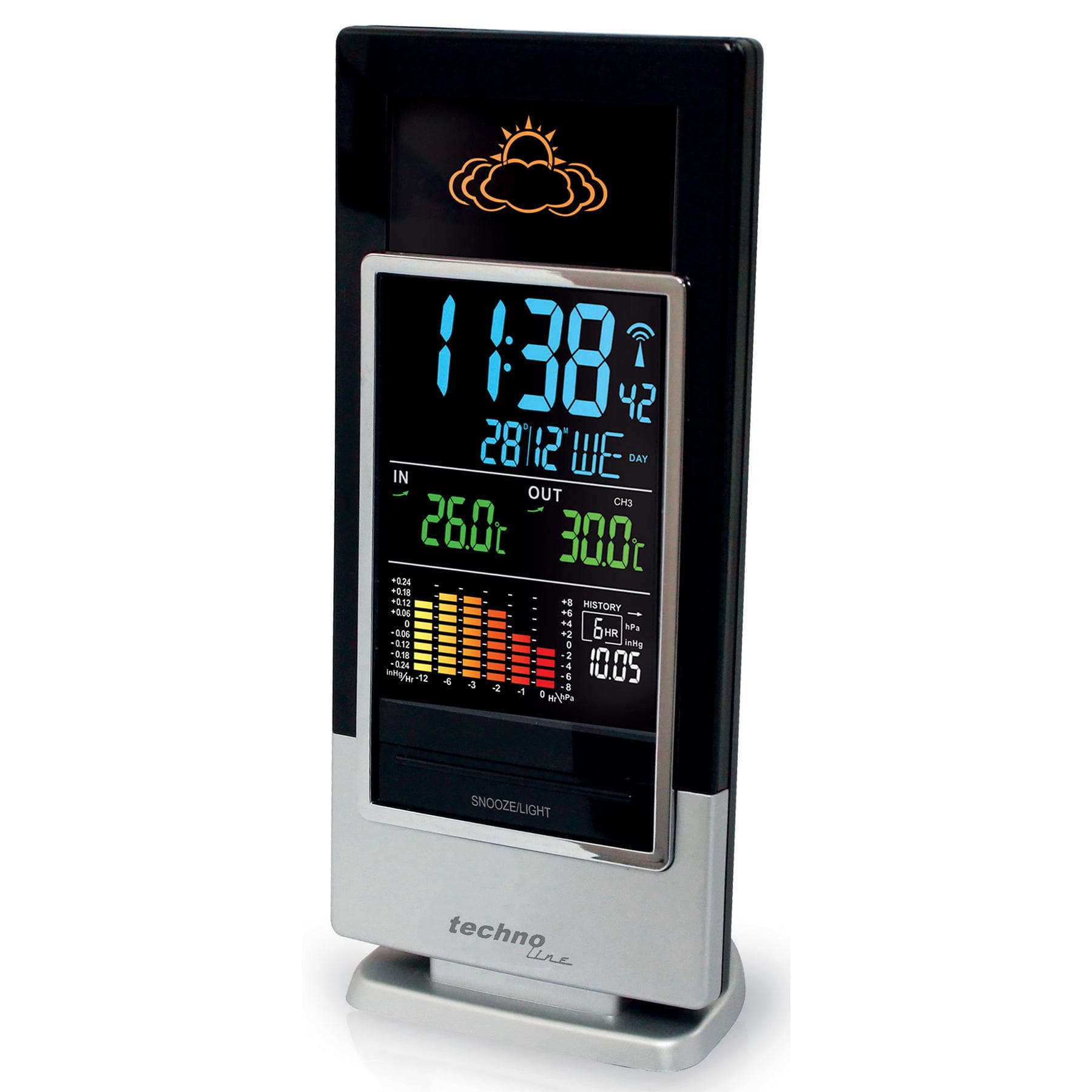 Метеостанція Technoline WS6502 Black/Silver (WS6502) — 2