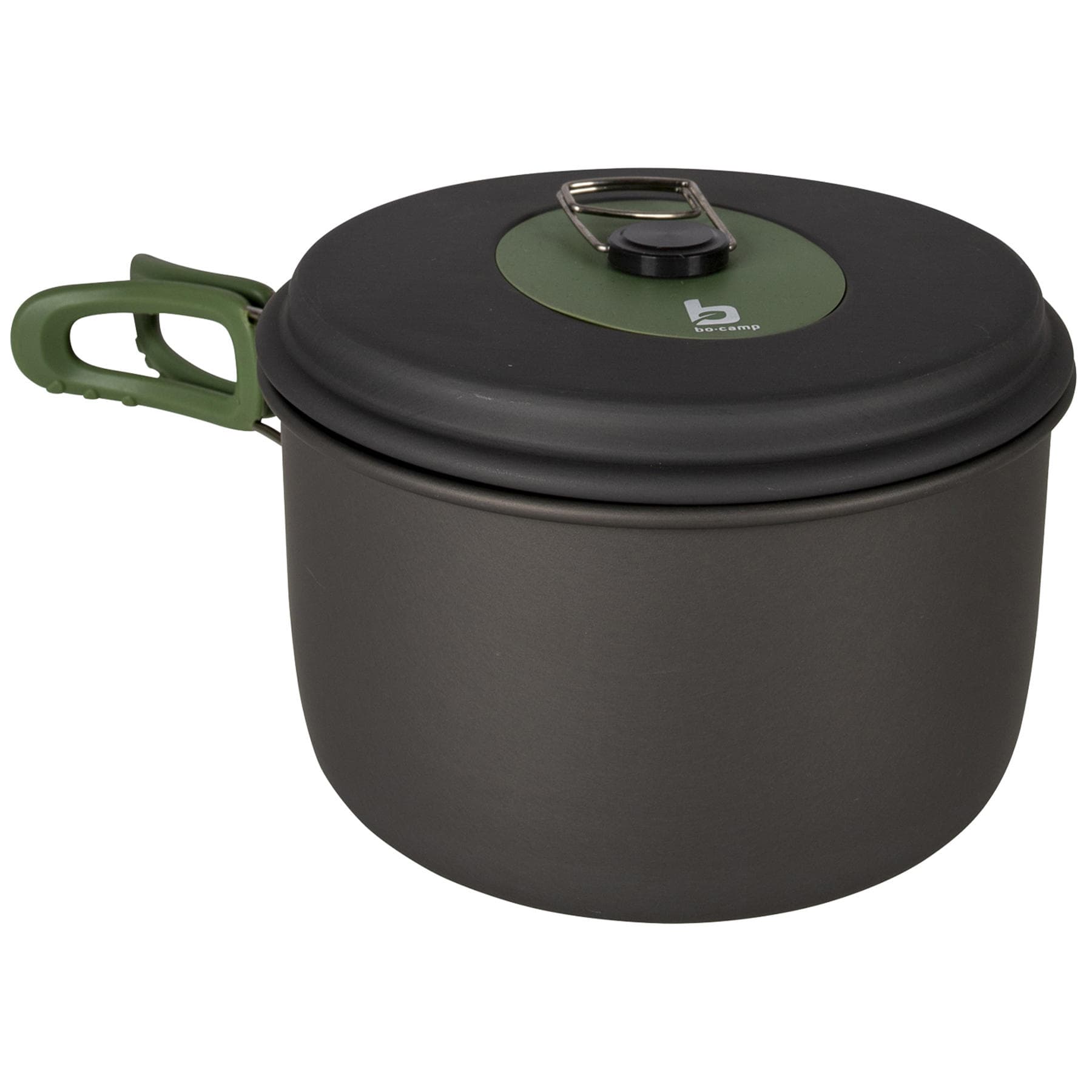 Набір посуду Bo-Camp Explorer 3 Pieces Hard Anodized Grey/Green (2200239) — 3