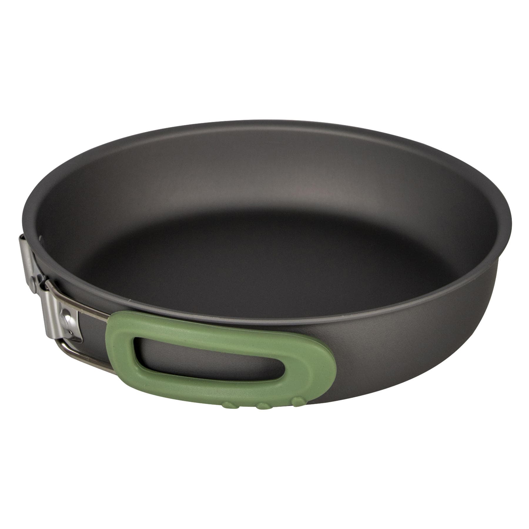 Набір посуду Bo-Camp Explorer 3 Pieces Hard Anodized Grey/Green (2200239) — 5