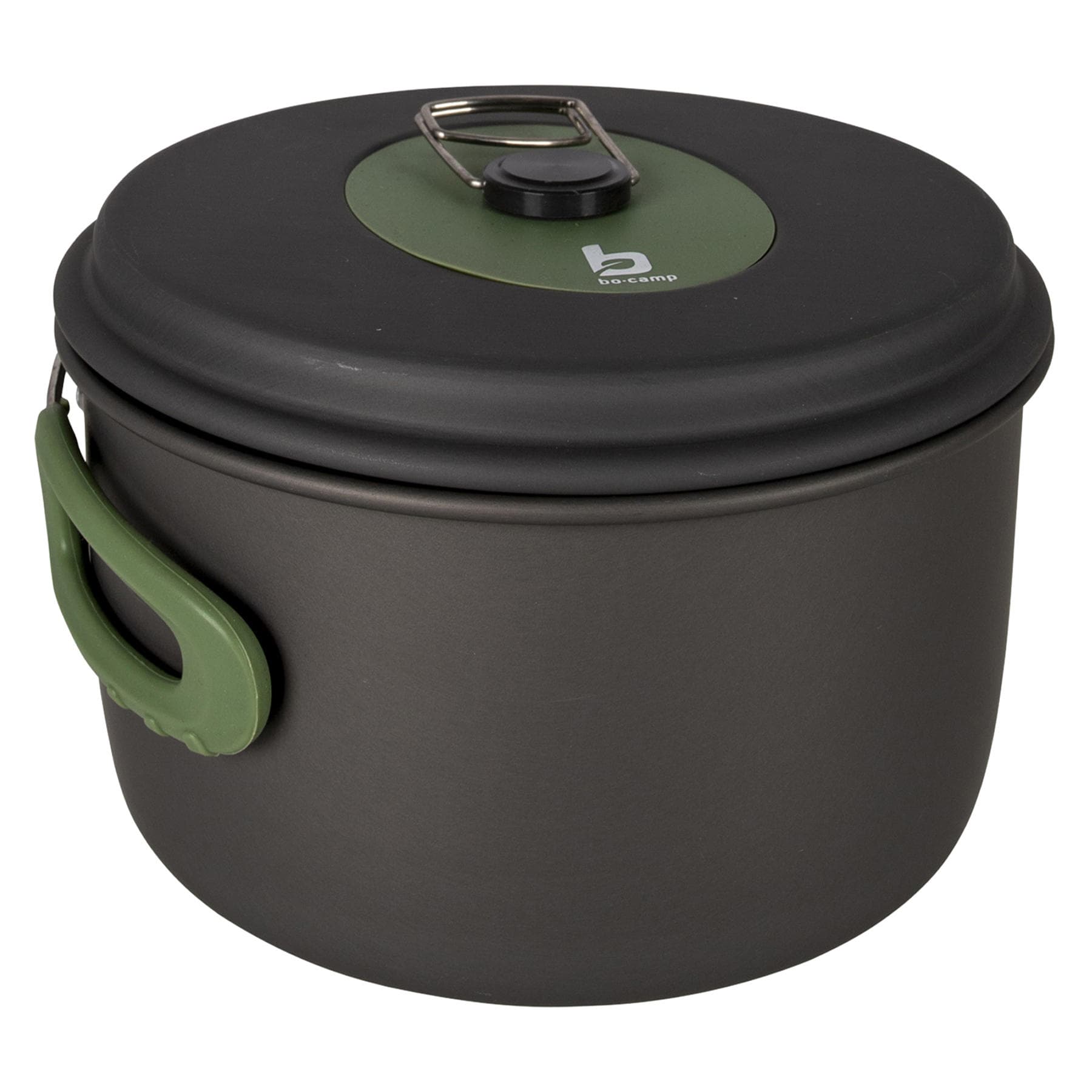 Набір посуду Bo-Camp Explorer 3 Pieces Hard Anodized Grey/Green (2200239) — 10