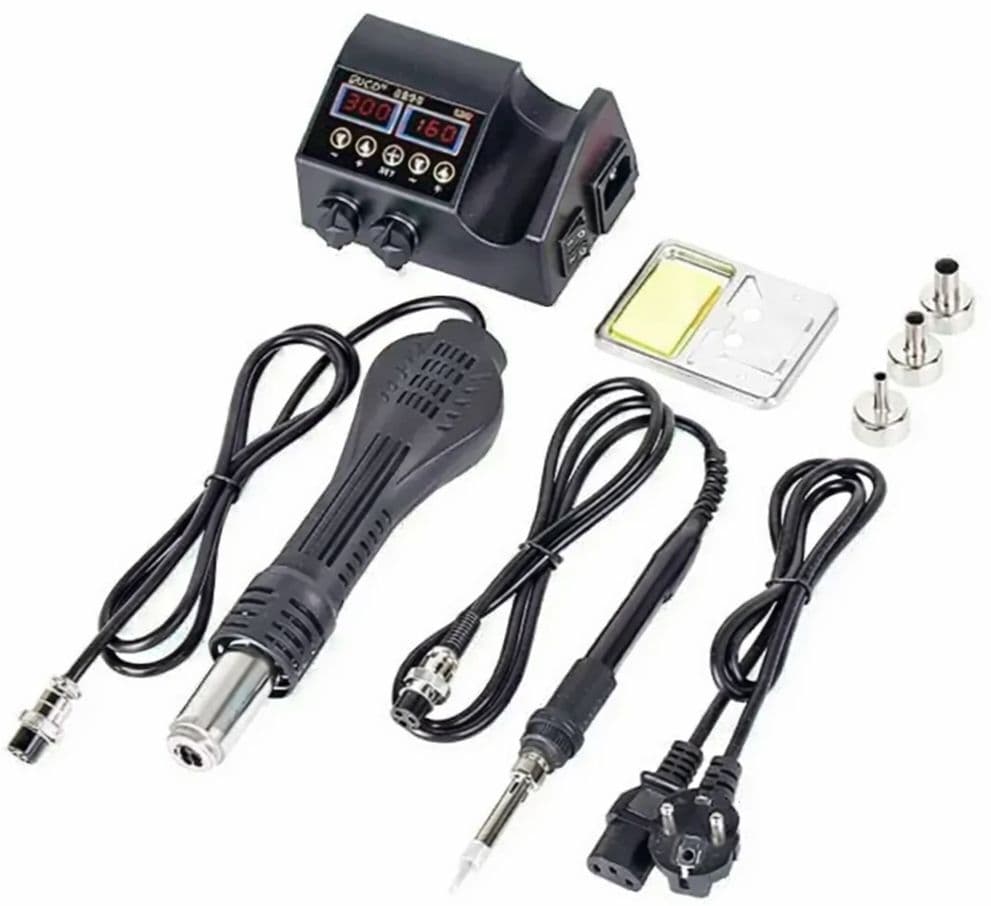 Паяльна станція Micro JCD 8898 80Вт з термофеном ∙ Цифровий паяльний набір Micro JCD 8898