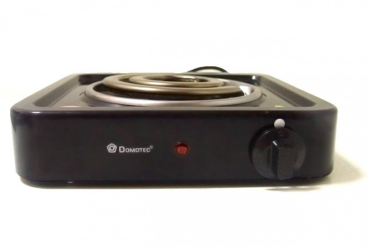 Електрична спіральна плита Domotec MS 5531 одноконфоркова портативна плитка — фото 2
