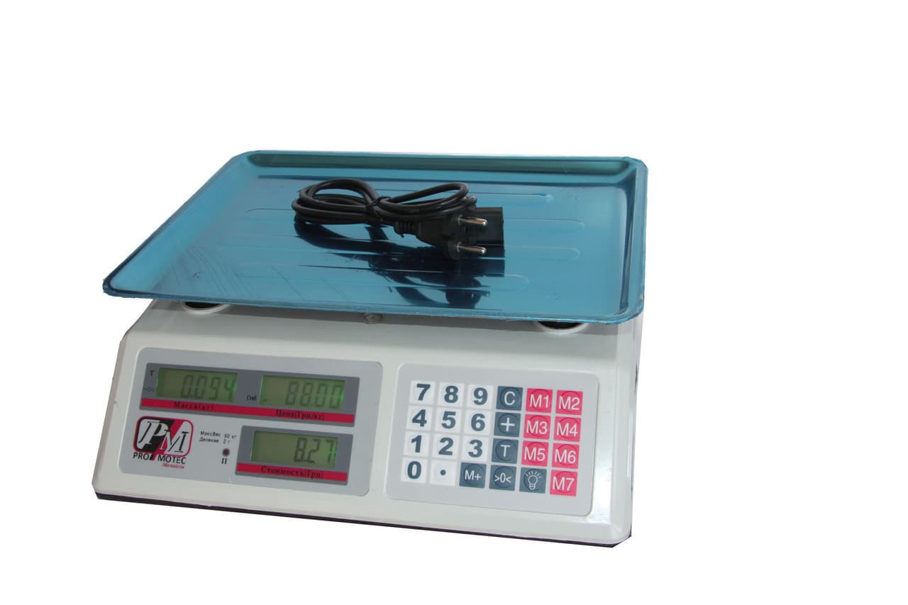 Торговельні ваги Promotec PM 5051, до 50 кг — 4