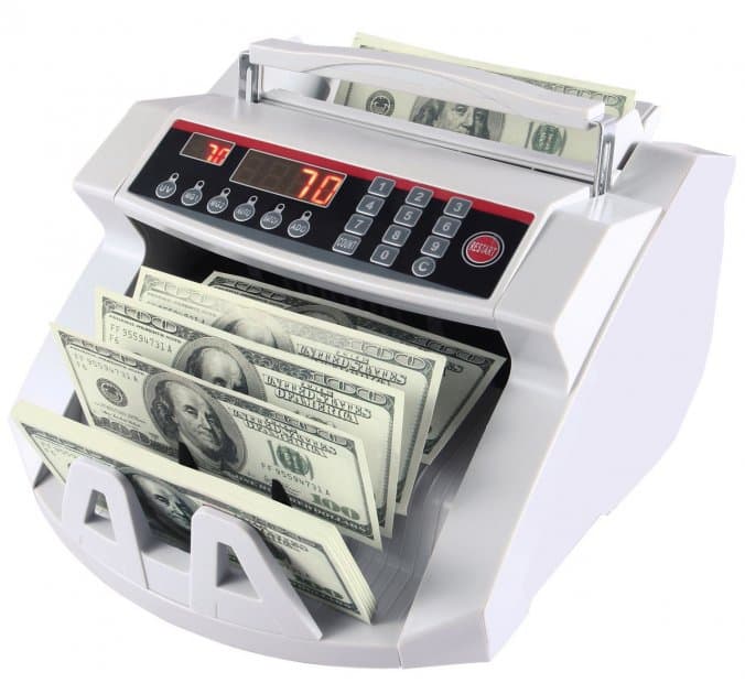 Рахункова машинка для грошей + Детектор валют Bill Counter 2108 UV · Лічильник купюр · Машинка для перерахунку грошей з детектором купюр — 6