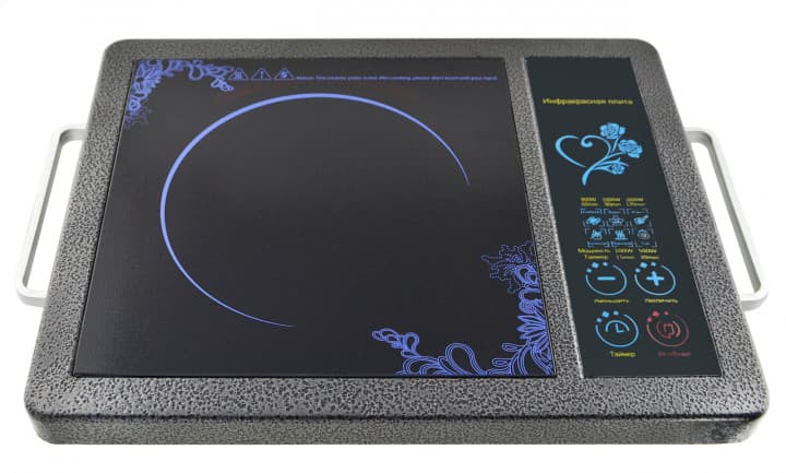 Інфрачервона плита DOMOTEC MS-5842 Настільна одноконфоркова склокерамічна плитка електроплита 2000 Вт — 3