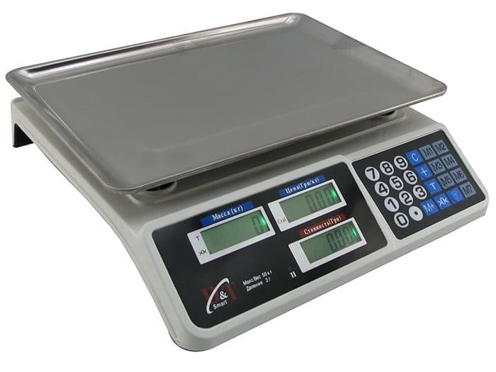 Ваги торговельні електронні Smart DT-809 до 50 кг ∙ ділення 2 г — 2