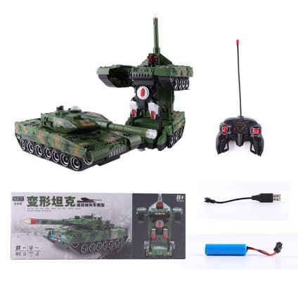RC танк-трансформер з обертанням 360°, світлом і звуком — 2