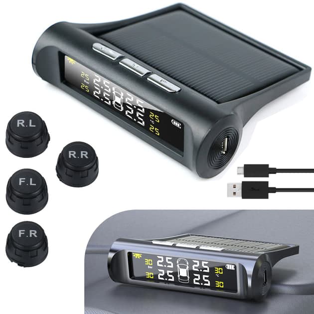 Система контролю тиску в шинах TPMS, 4 зовнішні датчики