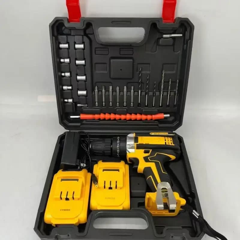 Шуруповерт Electric Drill KAR 600 з набором слюсарного інструменту ∙ Універсальний шуруповерт з насадками Electric Drill 24W — 2