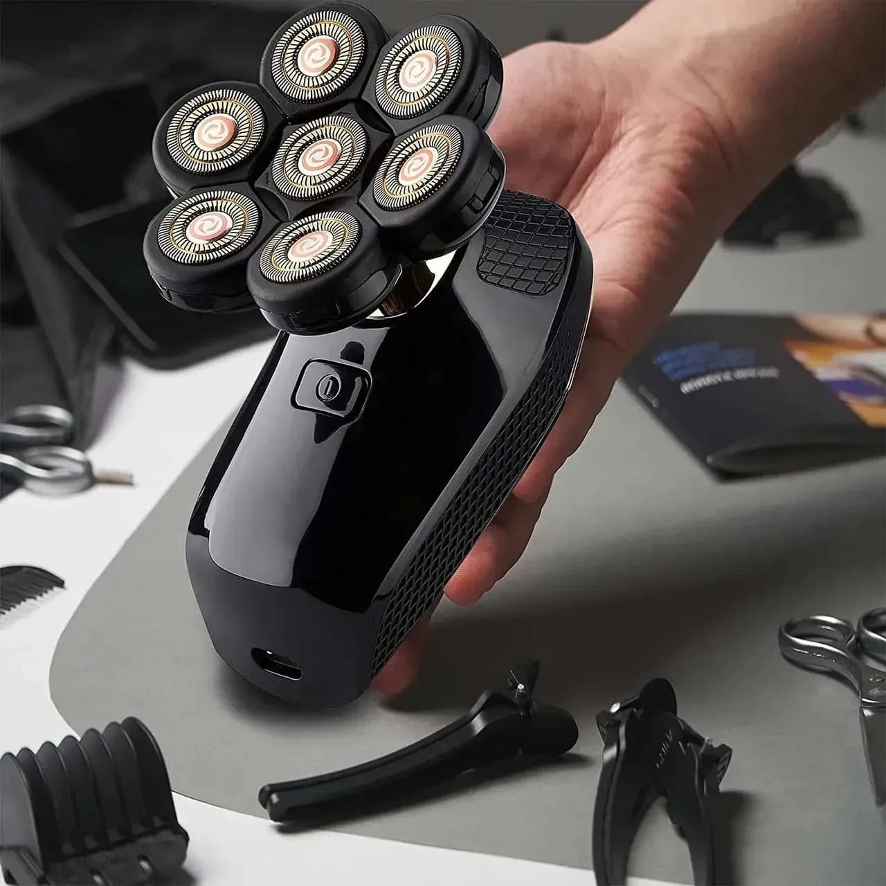 Електрична бритва для чоловіків 5 в 1 Electric Shaver для обличчя ∙ Багатофункціональна бритва 5 в 1 Electric Shaver — 3
