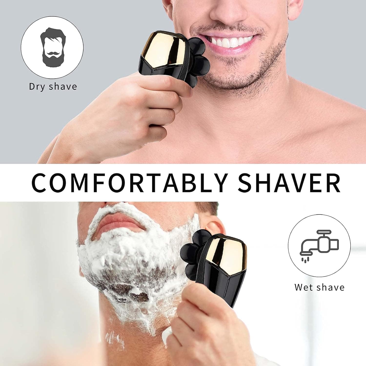 Електрична бритва для чоловіків 5 в 1 Electric Shaver для обличчя ∙ Багатофункціональна бритва 5 в 1 Electric Shaver — 5
