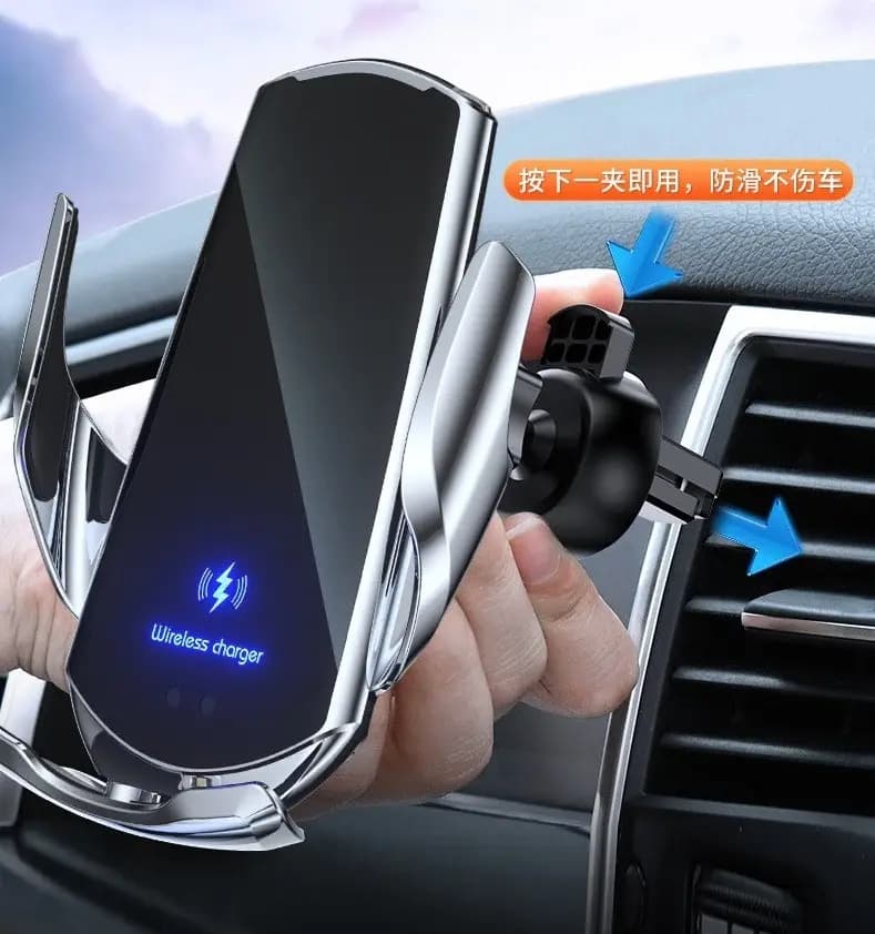 Автотримач Q3 з бездротовою зарядкою для телефона — 5