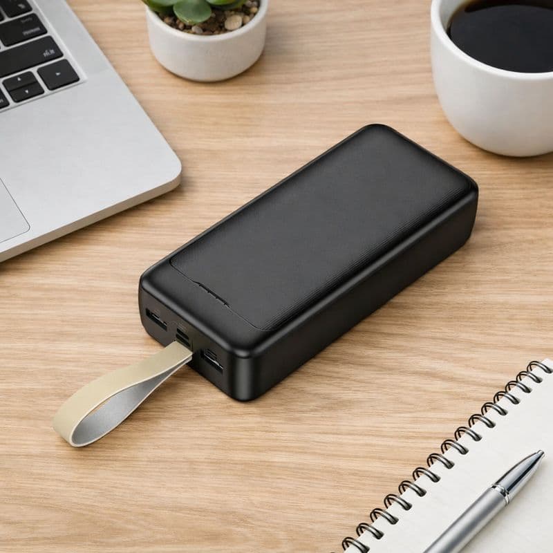 Повербанк AWEI J111B, 50 000 мА·год, 22,5 Вт, 3 виходи: 2×USB і USB-C — фото 3