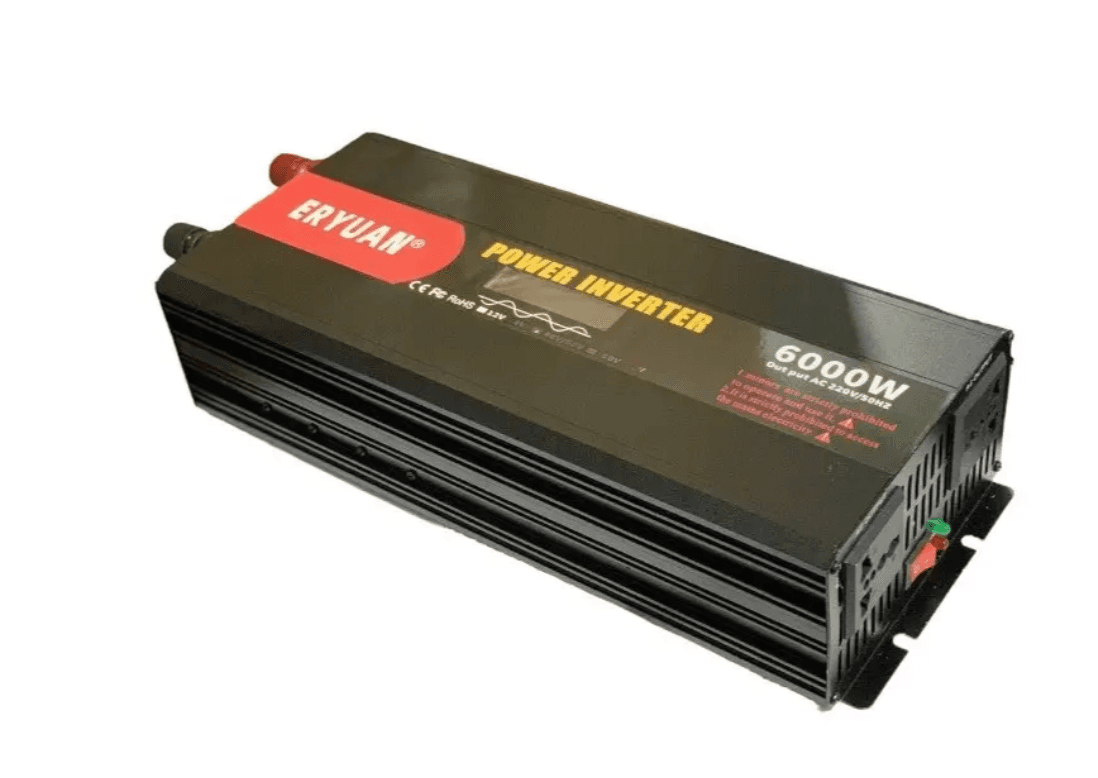 Перетворювач напруги Eryone 12V → 220V 6000W чиста синусоїда з LCD ∙ Інвертор Eryuan 6000W для дому авто та офісу — 4