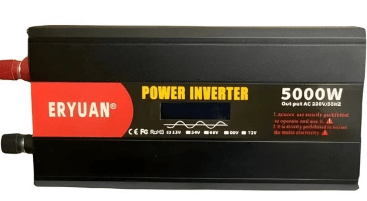 Перетворювач напруги Eryuan 12V → 220V 5000W з LCD і вольтметром ∙ Інвертор 12-220 чистий синус Eryuan 5000 Вт — 2