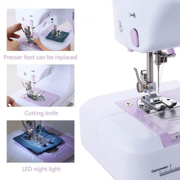 Швейна машинка 12 в 1 портативна багатофункціональна SEWING MACHINE 505 — фото 4