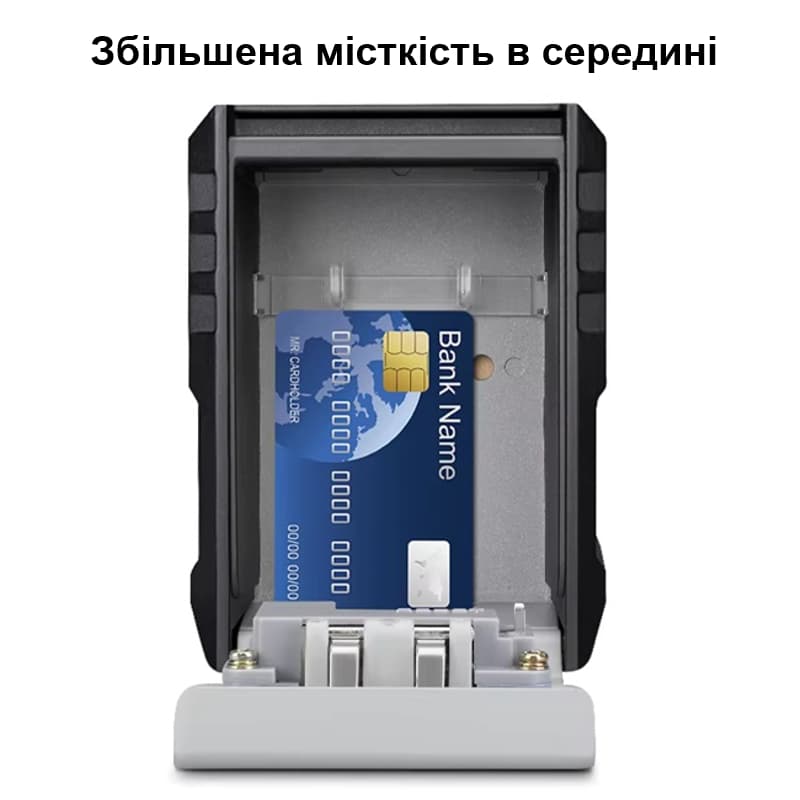 Увеличенный мини сейф для ключей с кодовым замком антивандальный Nectronix CH-817P, размер 135*95*56 мм — 6