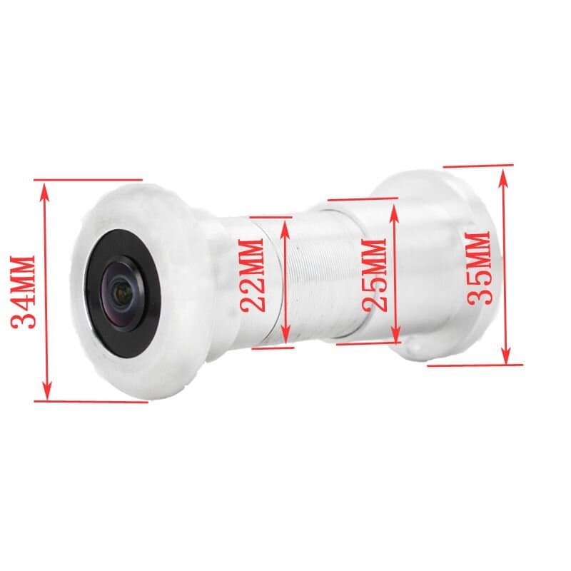 Відеоглазок wifi з датчиком руху, підсвічуванням і записом HQCam 405B, 2 Мп, сріблястий — 7