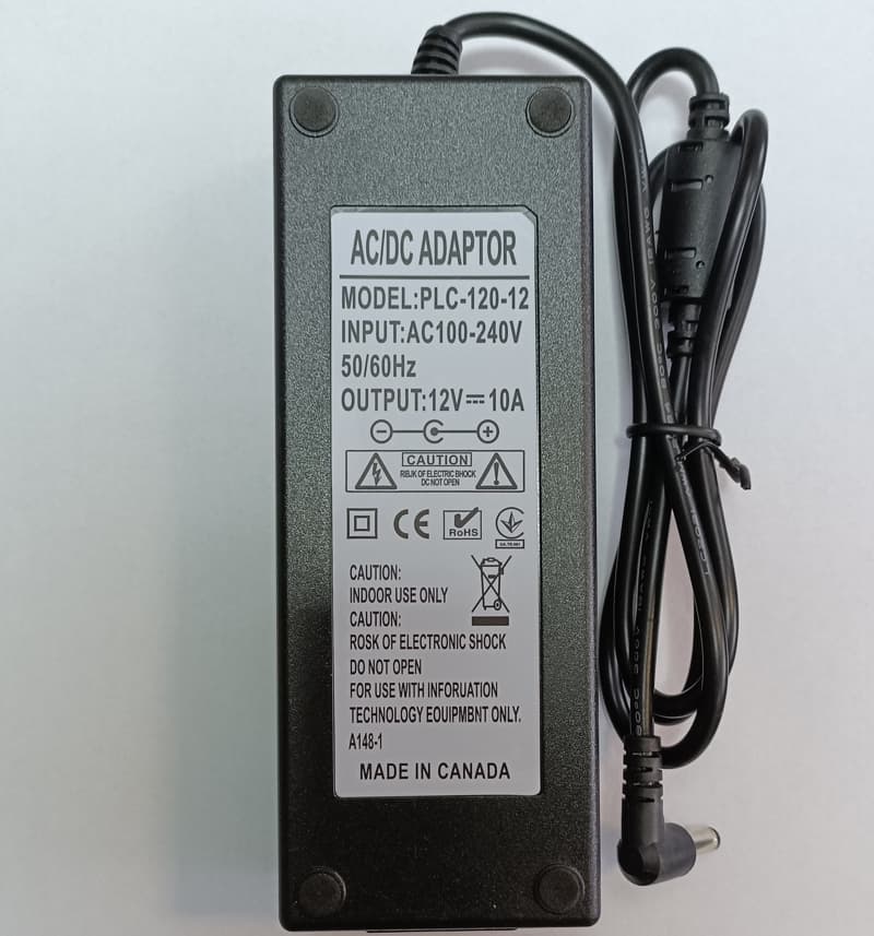 Блок живлення для камер відеоспостереження 12 вольт 10 Ампер 120W OEM PLC-120-12 — 2