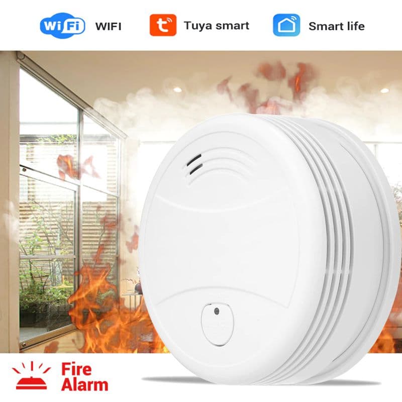 Датчик дыма wifi пожарный датчик Nectronix G2-W, оповещение на смартфон в приложение Tuya smart — 6