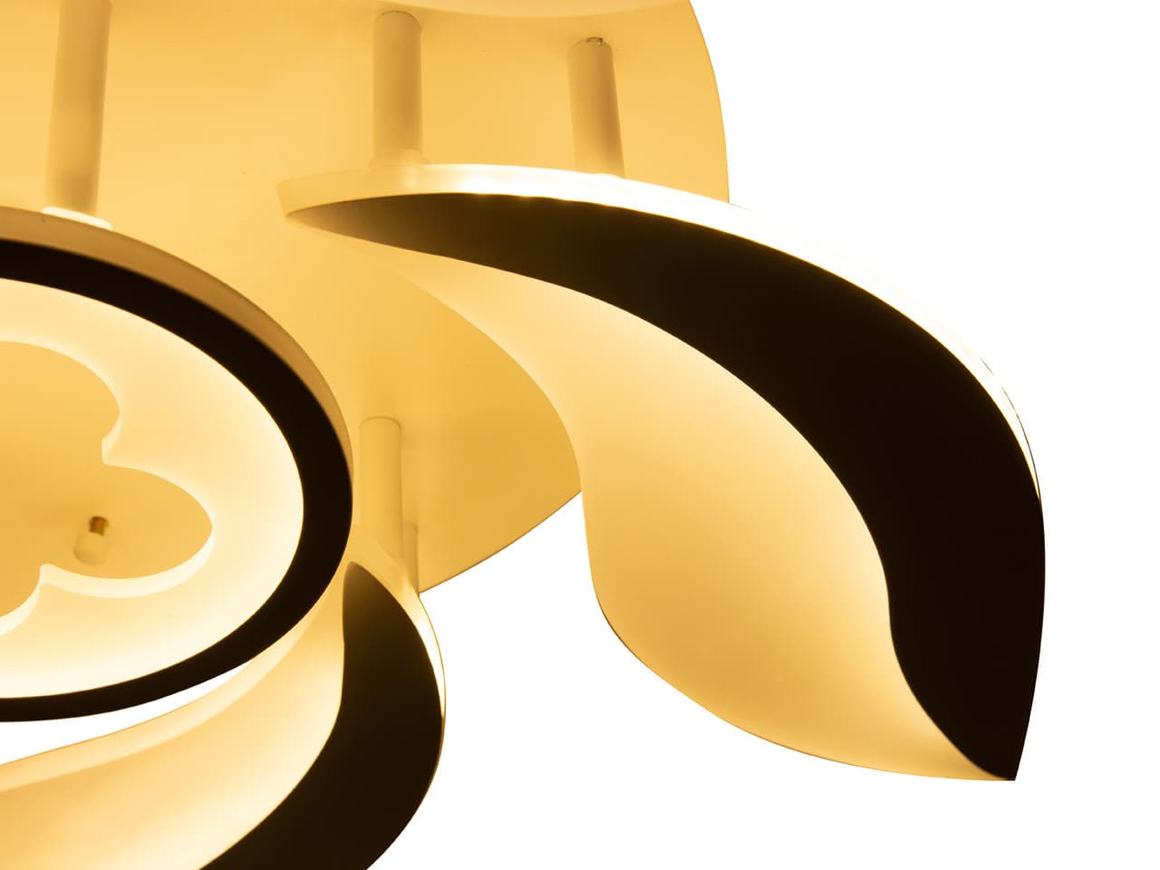 Стельова LED люстра, світлодіодний світильник Sunlight білий Y1106/6 — фото 4