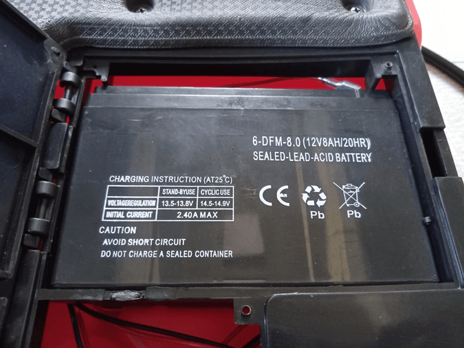 Садовий обприскувач акумуляторний Vulkan HY-16L : 12 V, 8 Ah, бак 16 л, ранцевий, вага 3 кг — фото 7