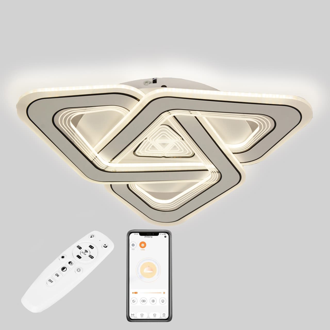 Стельова LED люстра, світлодіодний світильник Sunlight 6079/500