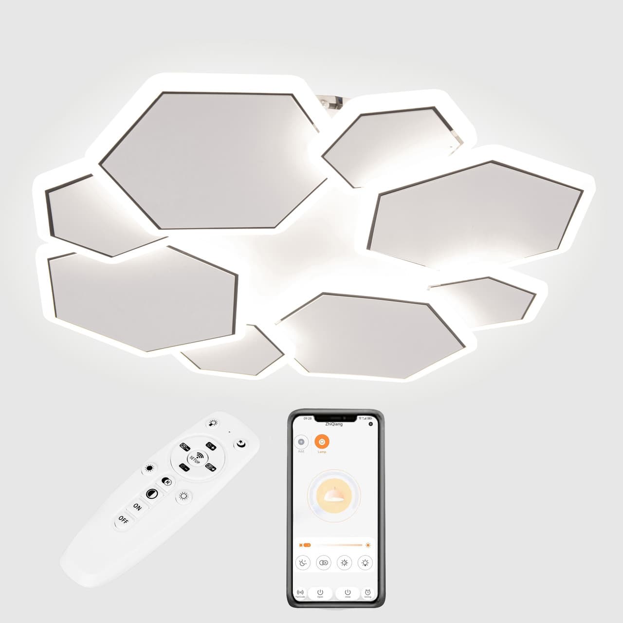 Стельова LED люстра, світлодіодний світильник Sunlight 6083/500