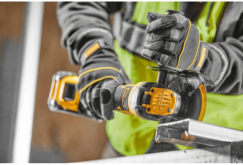 Професійна шліфмашина кутова - болгарка акумуляторна безщіткова DeWALT DCG416VSN : без АКБ, диск 125мм (DCG409VSNT) — фото 7