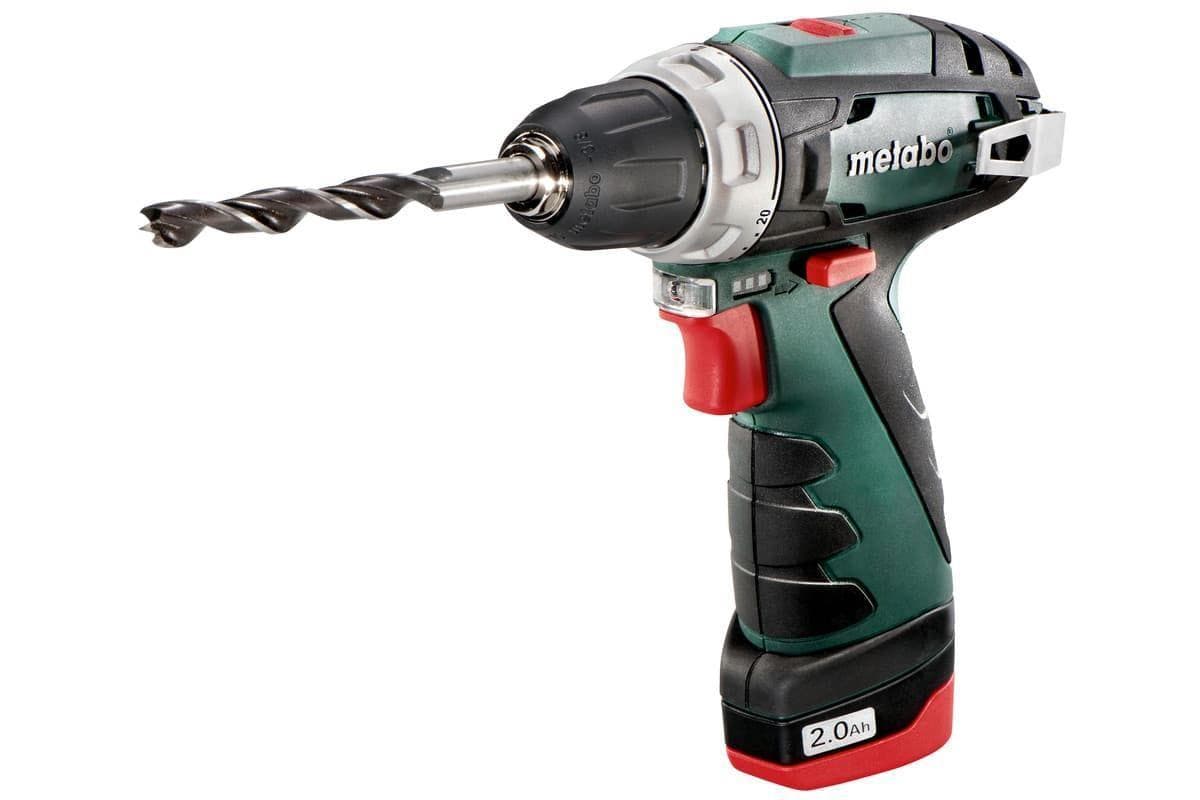 Акумуляторний шуруповерт Metabo PowerMaxx BS Basic 2х2,0 Ач в сумці (600079550) — фото 2