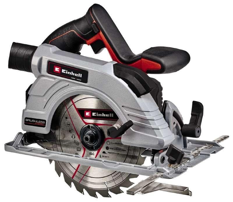 Потужна пила циркулярна акумуляторна Einhell TE-CS 18/190 Li-Solo New : з 18 V 4,0 Аг+ЗП, х.х. 3800 об/хв, диск 190 x Ø20 мм / 24 — фото 2