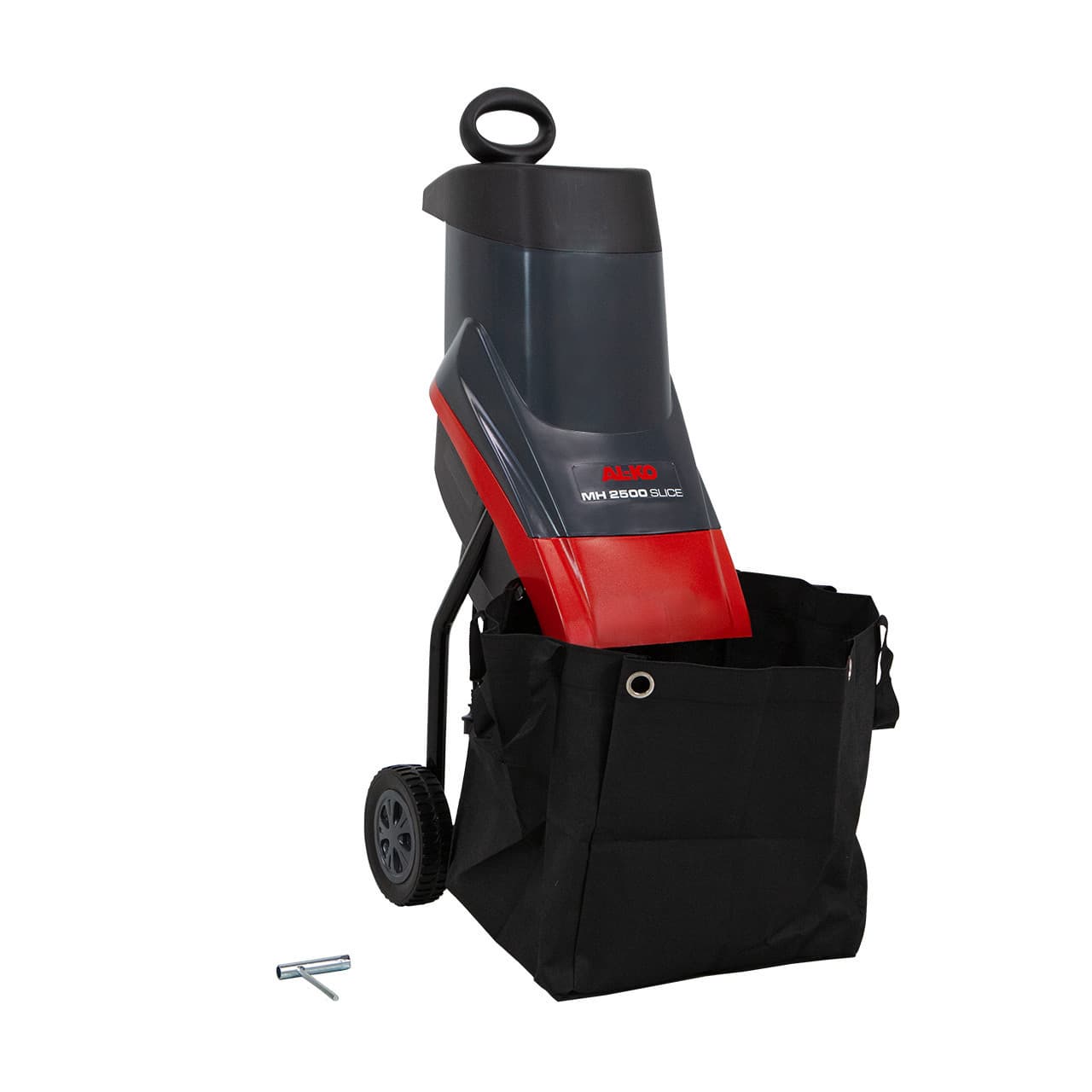 Садовий електричний подрібнювач гілок (шредер) AL-KO Comfort MH 2500 : 2.5 кВт, 13.5кг гілкоподрібнювач дробилка 113871