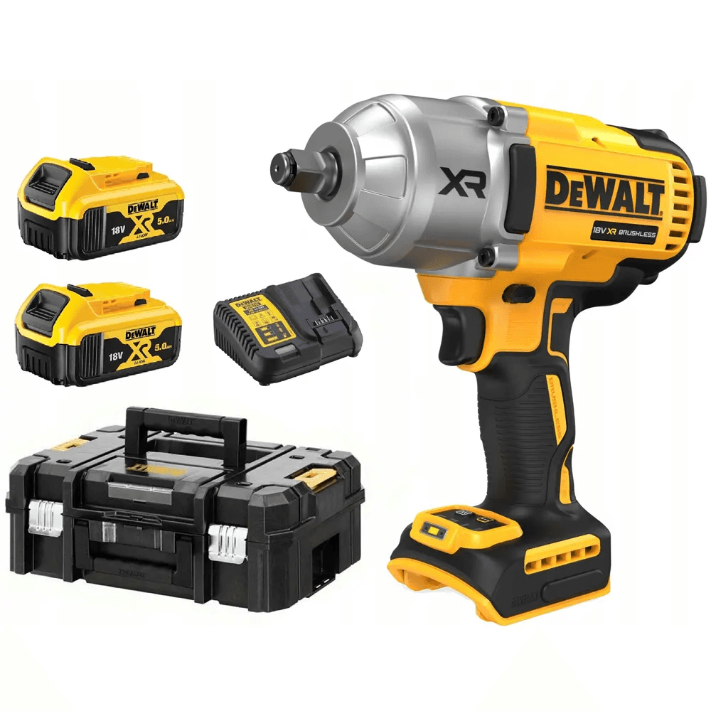 Професійний гайкокрут ударний акумуляторний безщітковий DeWALT DCF900P2T : з АКБ 2шт-18V 5Ah, 1898 Hm
