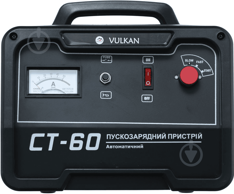 Професійний пуско-зарядний пристрій Vulkan CT60 : 12В і 24В (30089) — фото 2
