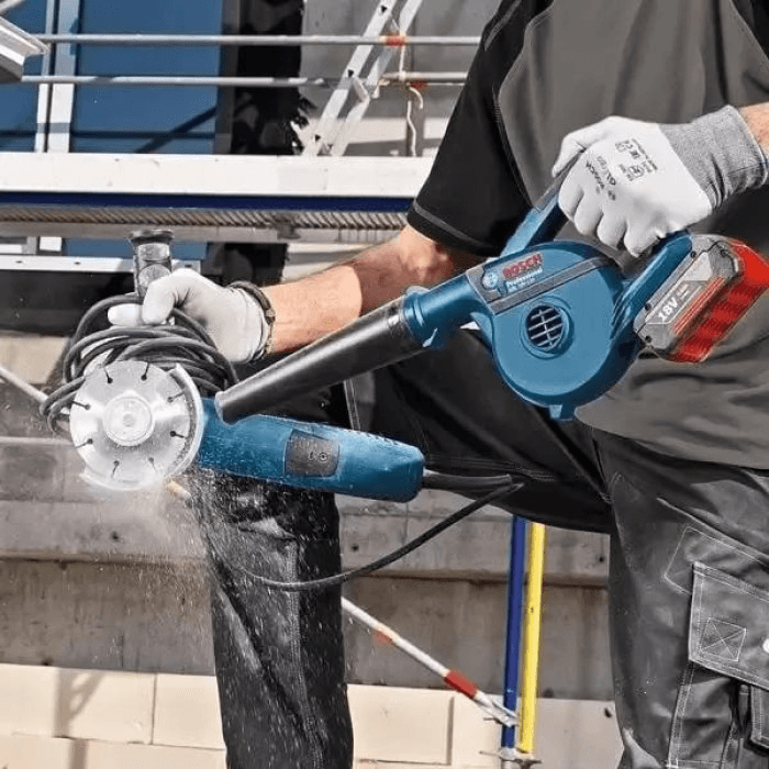 Професійна повітродувка акумуляторна Bosch GBL 18V-120 Professional (без акб і з/п) — фото 5
