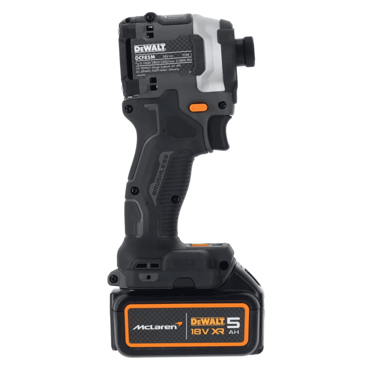 Шурупокрут ударний акумуляторний McLaren F1 TEAM LIMITED EDITION DeWALT DCF85MP2T — фото 3