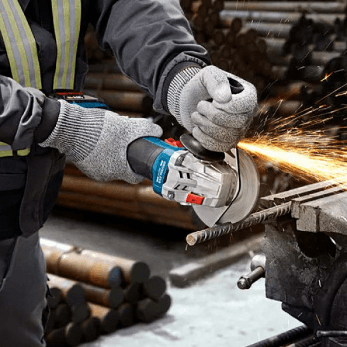 Професійна кутова шліфмашина акумуляторна Bosch GWS 18V-11 S Professional : без АКБ (06019N4000) — фото 6